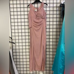 Azazie Dusty Pink Dress 14
